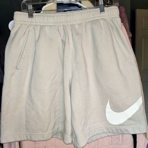 Nike shorts, sweatshirt material, size M men's, wide legs